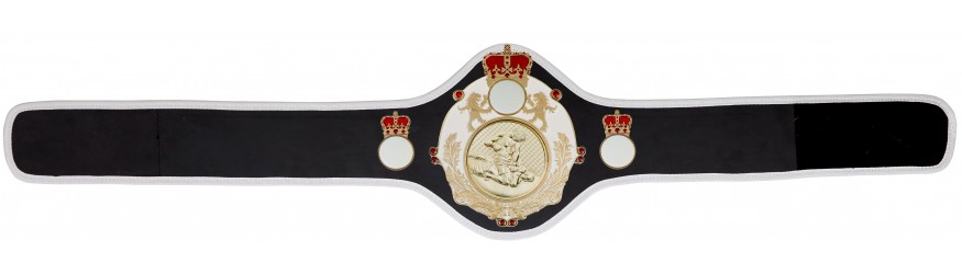 QUEENSBURY PRO LEATHER MMA CHAMPIONSHIP BELT - QUEEN/W/G/MMAG - 8+ COLOURS